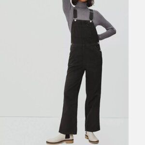 Everlane The Canvas Overalls Cotton Black - Size 2